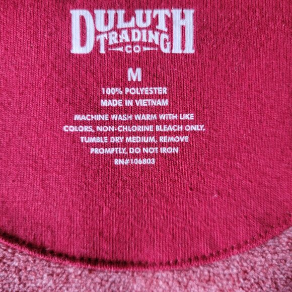 Duluth Trading Co Women’s M Full Zip Lightweight Jacket, Heather Red, Like New - Picture 5 of 7